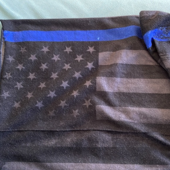 Blue line neck cover thin material unisex - Picture 2 of 11